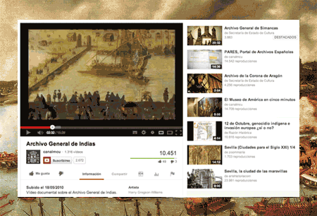 Archivo General de Indias en Youtube